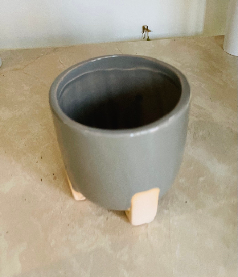 Grey Ceramic Succulent Planter