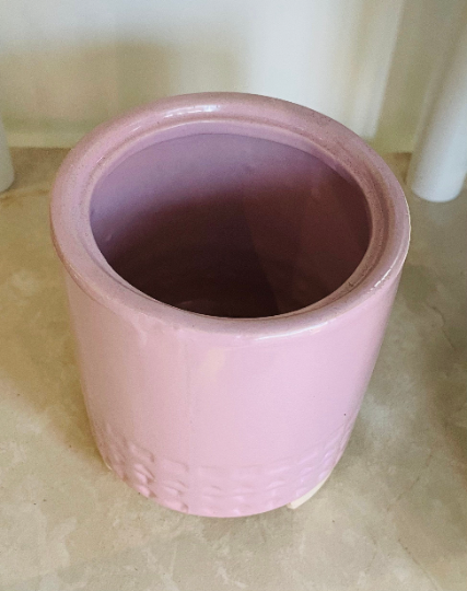 Pink Ceramic Planter