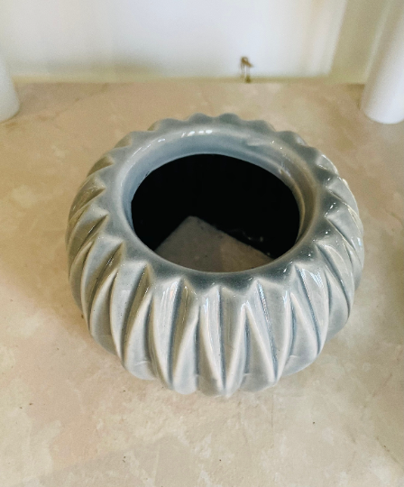 Grey Ceramic Succulent Planter / Plant Pot 5cm
