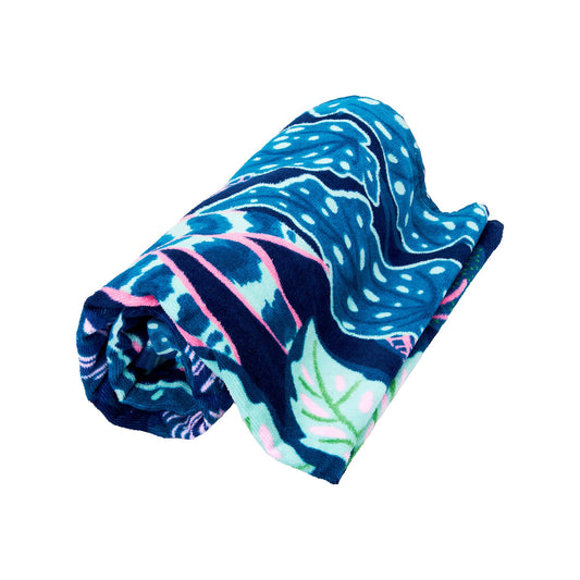 Variegated Leaves Beach Towel
