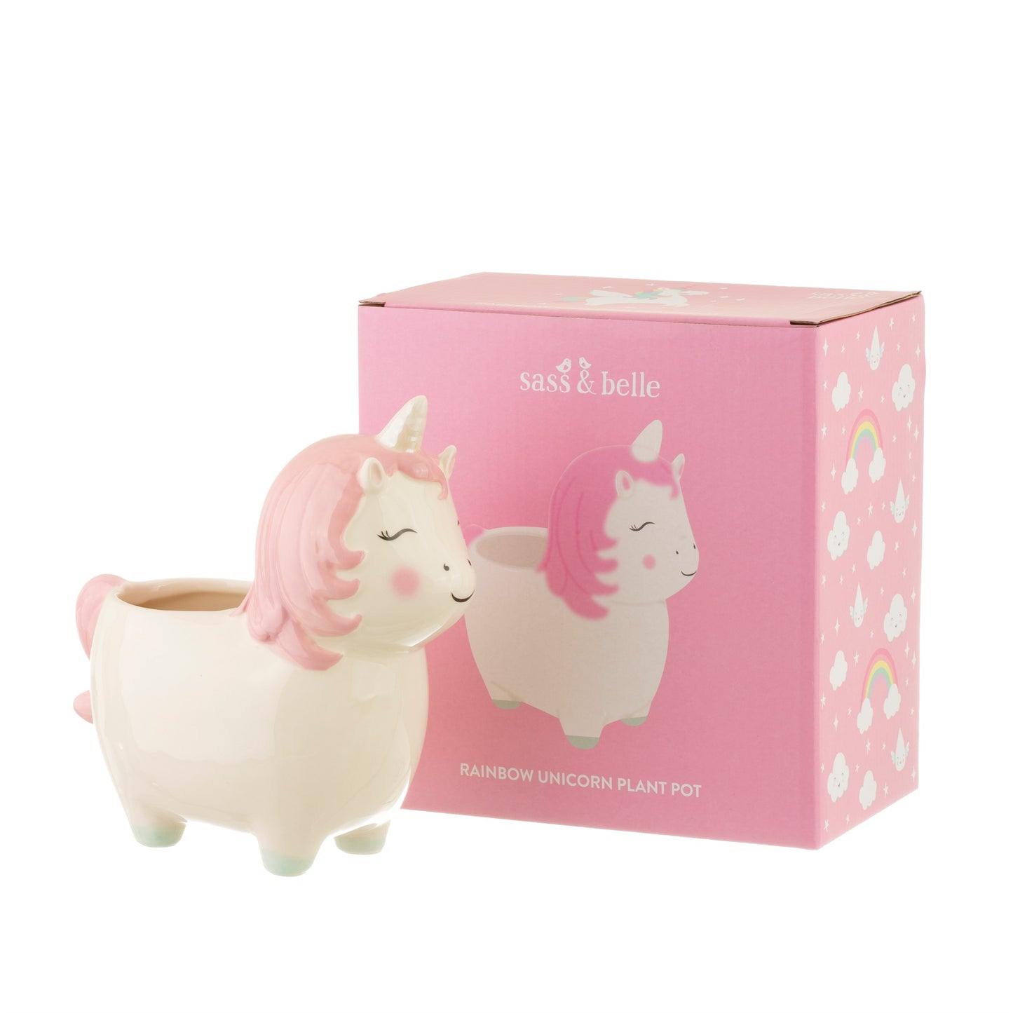 Rainbow Unicorn Planter