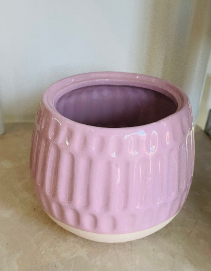 Pink Ceramic Plant Pot