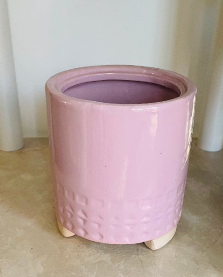 Pink Ceramic Planter