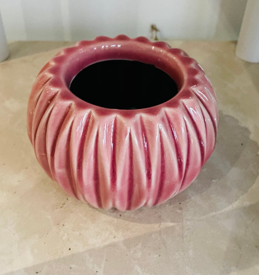 Dark Pink Ceramic Succulent Planter / Plant Pot 5cm