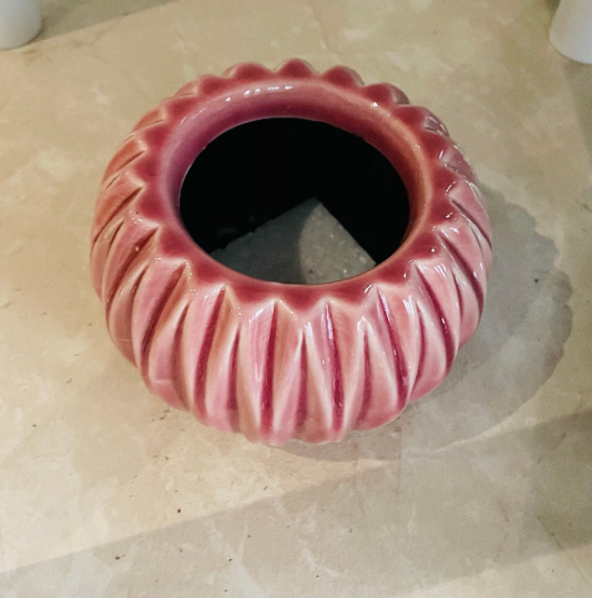 Dark Pink Ceramic Succulent Planter / Plant Pot 5cm