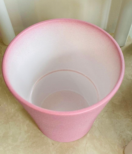 Pink Ceramic Plant Cover Pot