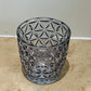 Grey Glass Cover Pot