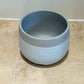 Blue and Grey Ceramic Cover Pot