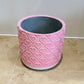 Pink and White Concrete Heart Cover Pot in 3 sizes