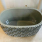 Grey and Silver Concrete Succulent Planter, Indoor Plant