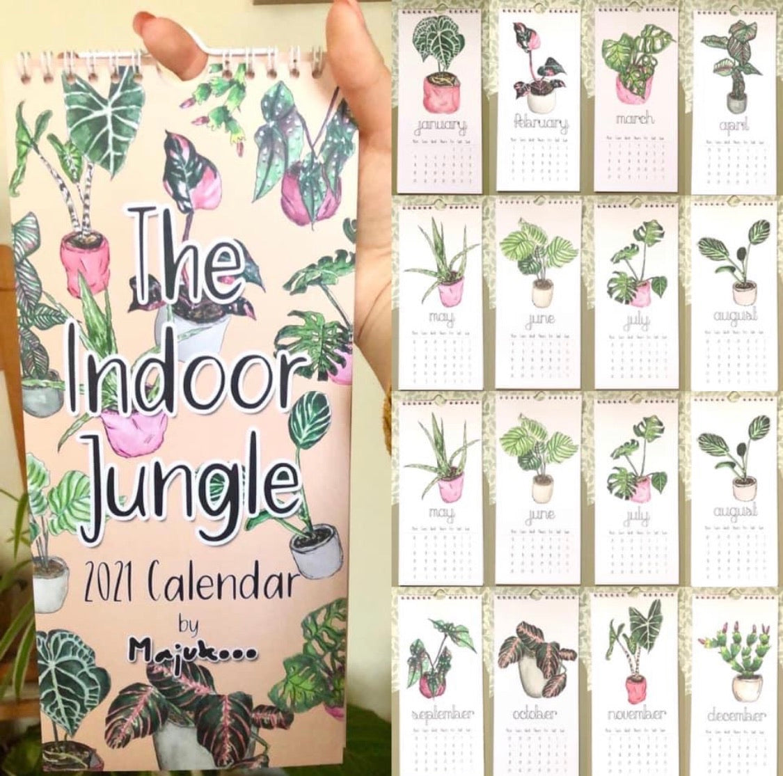 The Indoor Jungle 2021 Calender