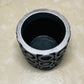 Products Black and Silver Ceramic Succulent Planter